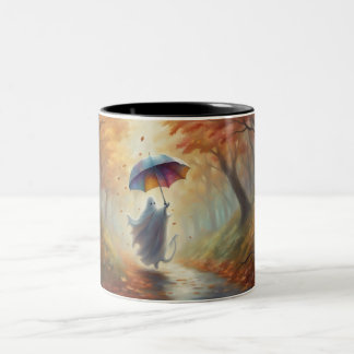 Barnaby Geist und sein magischer Schirm Zweifarbige Tasse