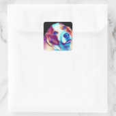 Barnaby Quadratischer Aufkleber (Tasche)