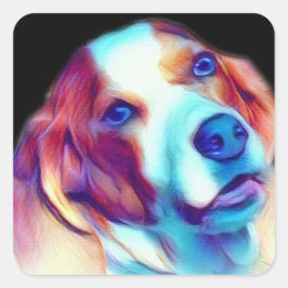 Barnaby Quadratischer Aufkleber