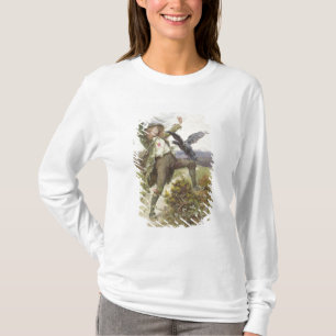 Barnaby Rudge und der Raben-Griff T-Shirt