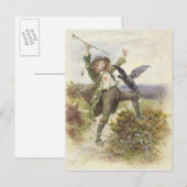 Barnaby Rudge und Raven Grip Postkarte (Vorne/Hinten)