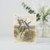 Barnaby Rudge und Raven Grip Postkarte (Stehend Vorderseite)