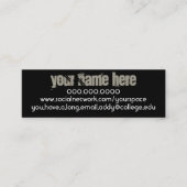 Barnacle Goose Persönliche Kontaktperson Mini Visitenkarte (Vorderseite)