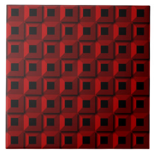 Barnacles in Roter Keramik Foto Tile Fliese