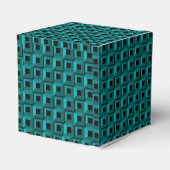 Barnacles in Turquoise Classic 2x2 Gefälligkeitsbo Geschenkschachtel (Rückseite)