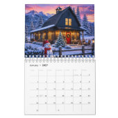 Barndominium-Häuser 2027 Kalender | Rustikale Land (Jan 2027)