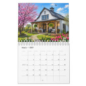 Barndominium-Häuser 2027 Kalender | Rustikale Land (Mär 2027)