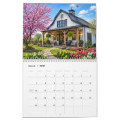 Barndominium-Häuser 2027 Kalender | Rustikale Land (Mär 2027)