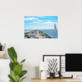 Barnegat Internet im Sommer Poster (Heimbüro)
