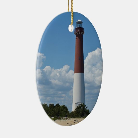 Barnegat Leuchtturm Keramik Ornament (Rechts)