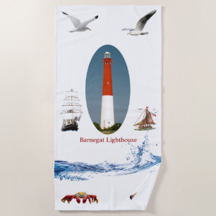 Barnegat Leuchtturm Strandtuch
