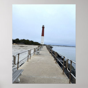 Barnegat Light Leuchtturm Foto Poster
