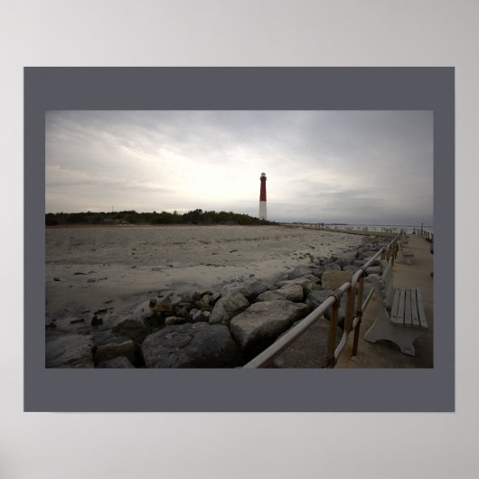 Barnegat Light Leuchtturm Foto Poster (Vorne)