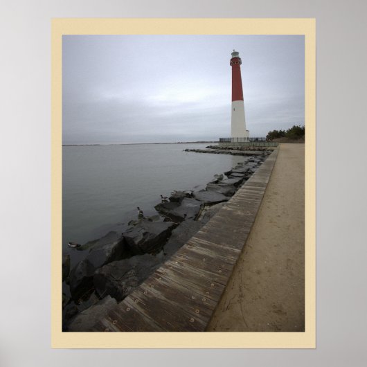 Barnegat Light Leuchtturm Foto Poster (Vorne)