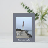 Barnegat Light Leuchtturm Foto Postkarte (Stehend Vorderseite)