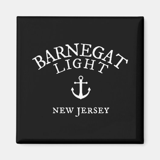 Barnegat Light New Jersey , Nj Nautical Sea Shirt Magnet (Vorne)