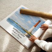 Barnegat Light New Jersey Poster, Aquarell Poster