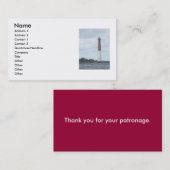 Barnegat Lighthouse Business Card Visitenkarte (Vorne/Hinten)