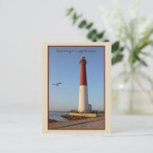 Barnegat Lighthouse Foto Postkarte (Stehend Vorderseite)