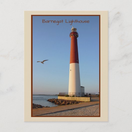 Barnegat Lighthouse Foto Postkarte (Vorderseite)
