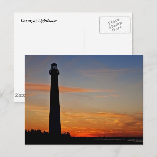 Barnegat Lighthouse IV Postkarte (Vorne/Hinten)