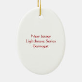 Barnegat Lighthouse Keramik Ornament (Hinten)