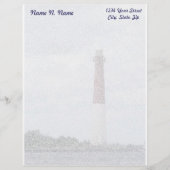 Barnegat Lighthouse LBI Letterhead Stationery Briefkopf (Vorderseite)