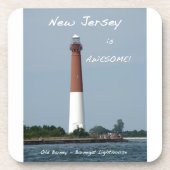 Barnegat Lighthouse Long Beach Island New Jersey Getränkeuntersetzer (Vorderseite)