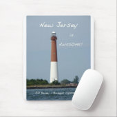 Barnegat Lighthouse Long Beach Island New Jersey Mousepad (Mit Mouse)