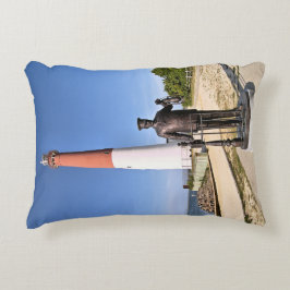 Barnegat Lighthouse, New Jersey Accent Pillow Dekokissen