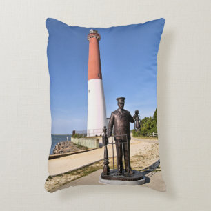 Barnegat Lighthouse, New Jersey Accent Pillow Dekokissen