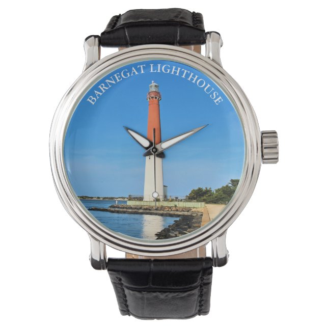 Barnegat Lighthouse, New Jersey eWatch Armbanduhr (Vorderseite)