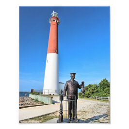Barnegat Lighthouse, New Jersey Foto Print