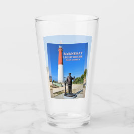 Barnegat Lighthouse, New Jersey Pint Glass Glas
