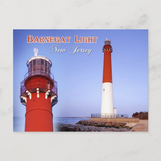 Barnegat Lighthouse, New Jersey Postkarte (Vorderseite)