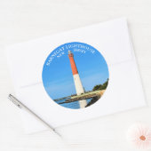Barnegat Lighthouse, New Jersey Round Stickers (Umschlag)