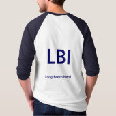 Barnegat Lighthouse NJ LBI Greetings T-Shirt (Rückseite)