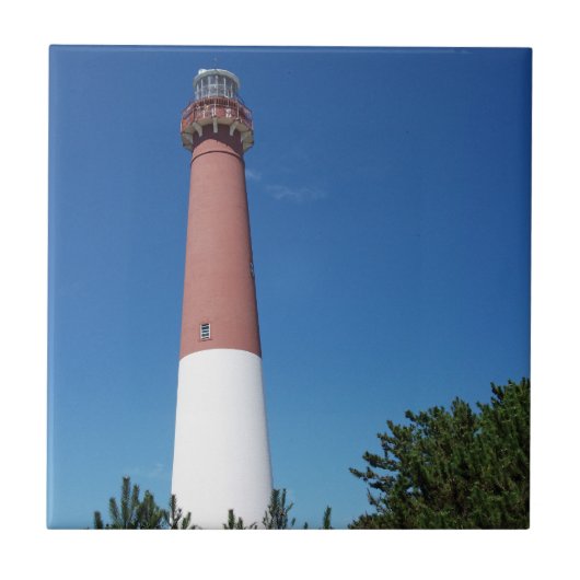 Barnegat Lighthouse Old Barney Fliese (Vorderseite)