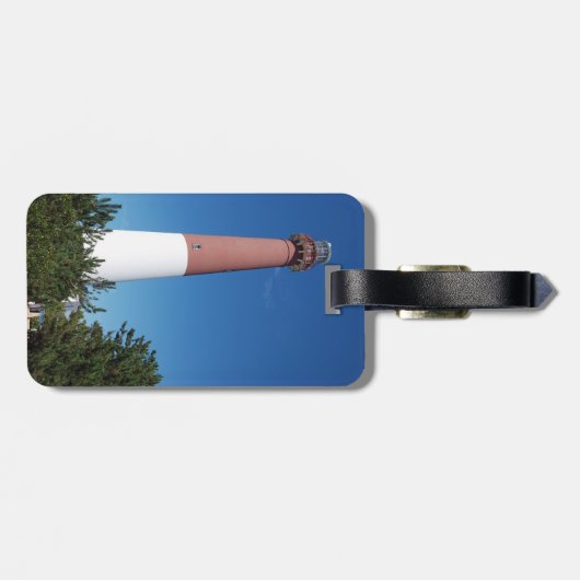 Barnegat Lighthouse Old Barney Gepäckanhänger (Rückseite horizontal)