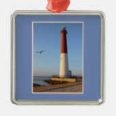 Barnegat Lighthouse Ornament Aus Metall (Vorne)