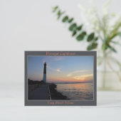 Barnegat Lighthouse Sunset Postkarte (Stehend Vorderseite)