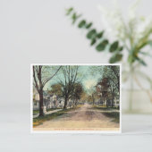 Barnegat NJ, Main Street, Vintag Postkarte (Stehend Vorderseite)