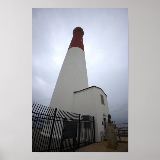 Barnegate Light Lighthouse Photo Poster (Vorne)