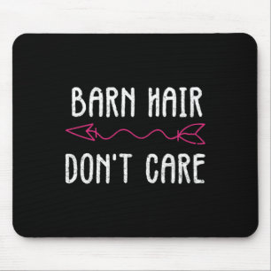 Barnerhase Dont Care Shirt I Reiten Mousepad