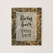 Barnerhase interessiert sich nicht für lustiges Zi Puzzle (Vertikal)