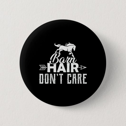 Barnerhaus Dont Pflege Sonniges Pferd Reiten Button (Vorderseite)