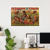 Barnes Circus Werbeplakat aus den 1920er Jahren Poster (Heimbüro)