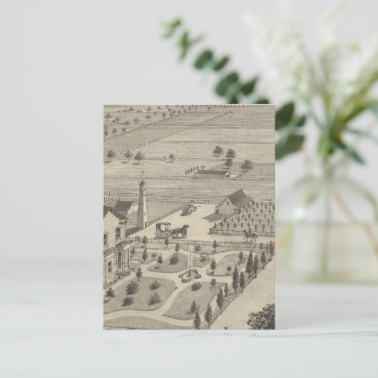 Barnes res, Wald Postkarte (Stehend Vorderseite)