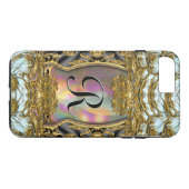Barnetcue Dubois Monogram 7 Plus Case-Mate iPhone Hülle (Rückseite (Horizontal))