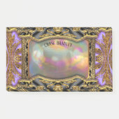 Barnetcue Dubuios Cool Baroque Monogram Post-it Klebezettel (Vorderseite)